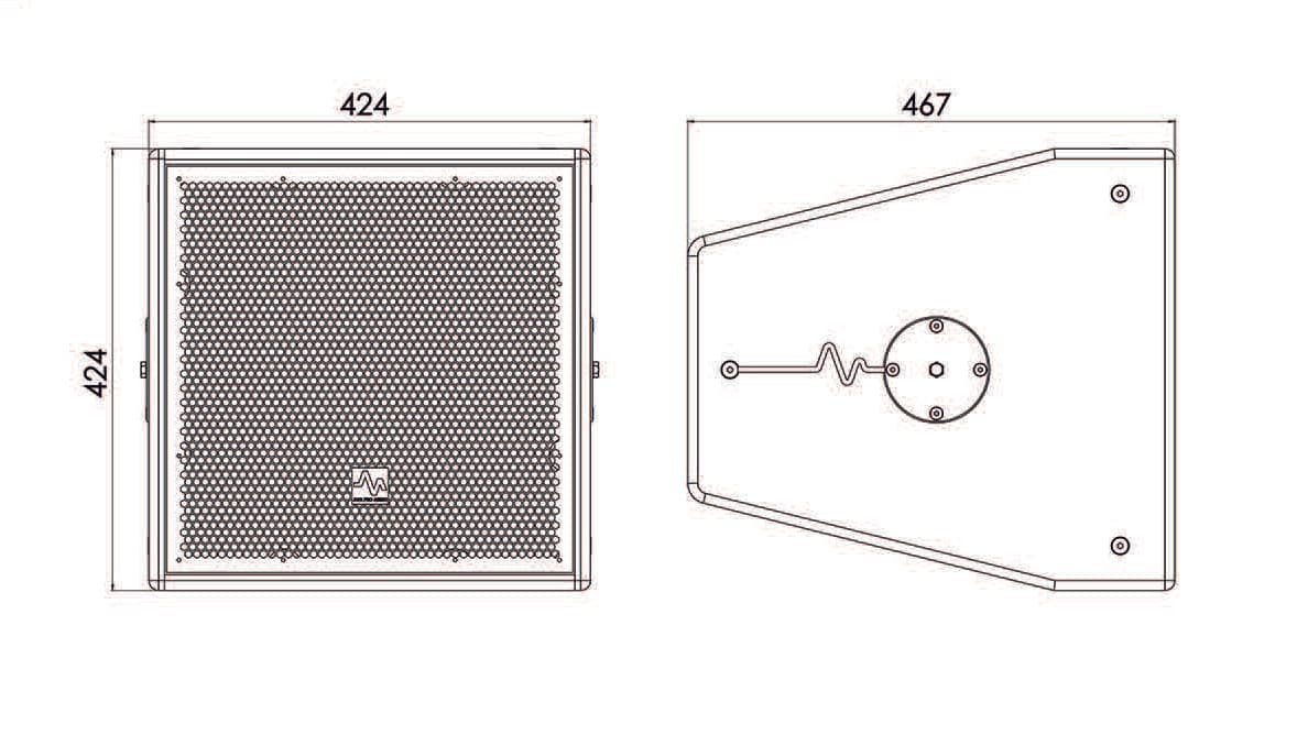 Technical Drawings for AVA-HW823i.